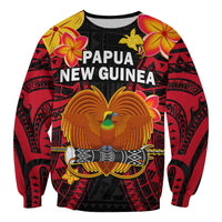 (Custom Personalised) Papua New Guinea Sweatshirt PNG Bird Of Paradise Polynesian Pattern LT14 - Polynesian Pride