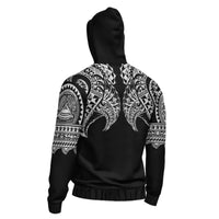 American Samoa Hoodie Neck Tattoo - Polynesian Pride
