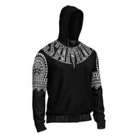 American Samoa Hoodie Neck Tattoo - Polynesian Pride