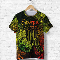 Scorpio Zodiac Polynesian T Shirt Unique Style Reggae LT8 - Polynesian Pride