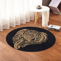 Simple Round Carpet Gold AH - Polynesian Pride
