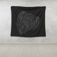 Simple Tapestry Gray AH - Polynesian Pride