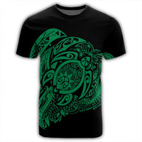 Simple T Shirt Green - Polynesian Pride
