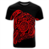 Simple T Shirt Red - Polynesian Pride