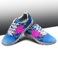 Hawaii Hibiscus Flower Polynesian Sneakers - Jon Style - AH - Polynesian Pride