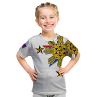 Custom Filipino T Shirt Tribal White Style LT6 - Polynesian Pride