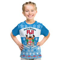 Fiji Masi Tapa Christmas Vibe T Shirt LT9 - Polynesian Pride