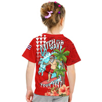 Custom Hawaii Mele Kalikimaka T Shirt Santa Claus Surfing Xmas Time LT9 - Polynesian Pride