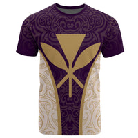 Custom Hawaii Kanaka Map T Shirt Special Edition James Style Purple - Polynesian Pride