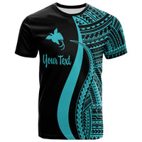 Papua New Guinea Custom T Shirt Turquoise Micronesian Tentacle Tribal Pattern Unisex Turquoise - Polynesian Pride