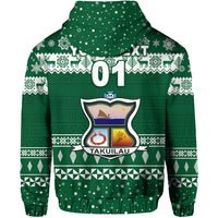 Custom Takuilau College Christmas Zip Hoodie Simple Style LT8 - Polynesian Pride