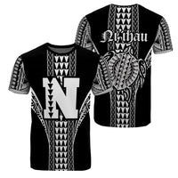 Niihau Island Polynesian T Shirt Comely Style AH Unisex White - Polynesian Pride