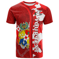 Custom Tonga Unique T Shirt Camouflage with Tongan Pattern LT13 Unisex Red - Polynesian Pride