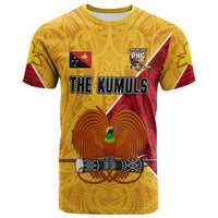 The Kumuls PNG T Shirt Papua New Guinea Polynesian Dynamic Style LT14 Adult Yellow - Polynesian Pride