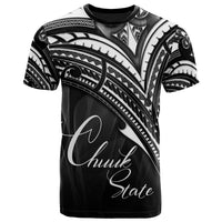 Chuuk State T Shirt Cross Style Unisex Black - Polynesian Pride