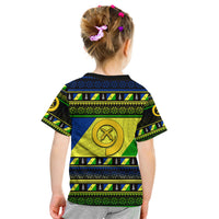 Malampa Province T Shirt Kid Of Vanuatu Christmas LT6 - Polynesian Pride