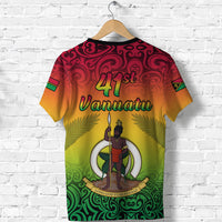 Vanuatu Peaceful T Shirt Independence Anniversary LT13 - Polynesian Pride