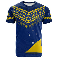 Tokelau Rugby T Shirt Impressive Sport LT13 Unisex Blue - Polynesian Pride