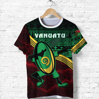 Vanuatu Rugby T Shirt Dab Trend Creative Unisex Green - Polynesian Pride