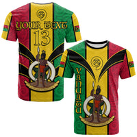 (Custom Text and Number) Vanuatu T Shirt Pig Tusk Polynesian LT13 Yellow - Polynesian Pride