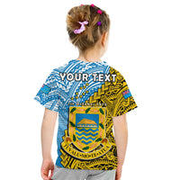 Custom Tuvalu 1978 T Shirt Happy 44th Independence Anniversary Polynesian Pattern LT14 - Polynesian Pride