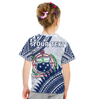Custom HRPP Samoa T Shirt Samoan Coat of Arms Polynesian Pattern LT14 - Polynesian Pride