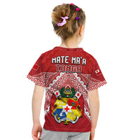 Tonga Rugby MMT T Shirt KID Ngatu Mate Maa Tonga Special LT13 - Polynesian Pride