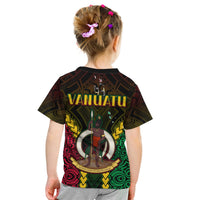 Vanuatu Indigenous T Shirt KID Proud To Be Ni - Vanuatu Polynesian Pattern LT13 - Polynesian Pride