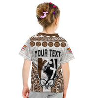 Custom Fiji Rugby Bati T Shirt Proud Tapa Pattern LT13 - Polynesian Pride