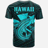 Custom Hawaii T Shirt Kakau Kanaka Maoli Combine Polynesian Shark Ver.04 LT14 - Polynesian Pride