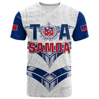 Toa Samoa Rugby T Shirt Siamupini Proud White LT13 White - Polynesian Pride