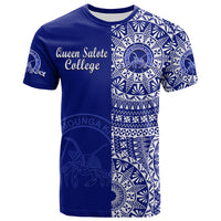 Custom Queen Salote Tonga College T Shirt Tongan Ngatu Pattern LT14 - Polynesian Pride