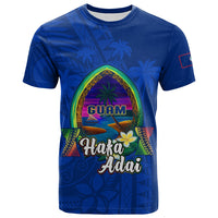 Custom Guam T Shirt Hafa Adai Latte Stone Proud Chamorro LT14 Adult Blue - Polynesian Pride