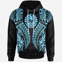 Tahiti Hoodie Polynesian Lion Head Neon Style Unisex Neon - Polynesian Pride