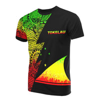 Tokelau T Shirt Polynesian Patter Reggae Flash Style Unisex Reggae - Polynesian Pride