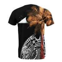 Tokelau T Shirt Polynesian Palm Tree Black - Polynesian Pride
