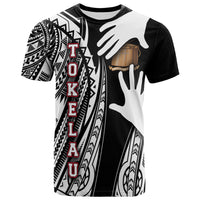 Tokelau T Shirt Touch My Heart Unisex Black - Polynesian Pride