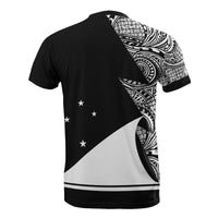 Tokelau T Shirt Polynesian Patter White Flash Style - Polynesian Pride