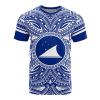 Tokelau T Shirt Tokelau Coat of Arms Polynesian Flag Color Unisex Blue - Polynesian Pride