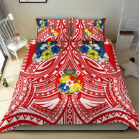 Tonga Bedding Set - Polynesian Pattern Red Color LT7 - Polynesian Pride
