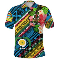 Custom Vanuatu Torba Polo Shirt Independence Be Proud LT8 Blue - Polynesian Pride