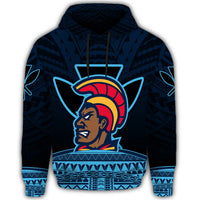 Hawaiian Polynesian Kanaka Warrior Hoodie Strong Style - Polynesian Pride