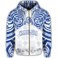 hawaiiZipper Hoodie Kanaka Kailua High School Zipper Hoodie Demodern Style - Polynesian Pride