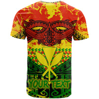 Custom Hawaiian Tribal Kanaka Maoli T Shirt Reggae Polynesian Version LT9 - Polynesian Pride