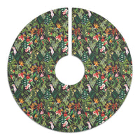 Tropical Flamingo Hibiscus Tree Skirt - Polynesian Pride