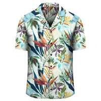 Tropical Flower Plant And Leaf Pattern Hawaiian Shirt - Polynesian Pride