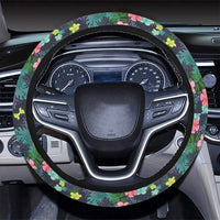 Tropical Hibiscus Hawaii Universal Steering Wheel Cover with Elastic Edge - Polynesian Pride