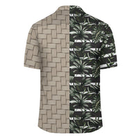 Tropical Line Patttern Lauhala Moiety Hawaiian Shirt - Polynesian Pride