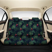 Tropical Monstera Leaf Green Back Seat Cover One Size Black Back Car Seat Covers - Polynesian Pride