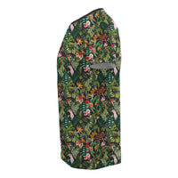 Hawaii Tropical Flamingo Hibiscus T Shirt - Polynesian Pride